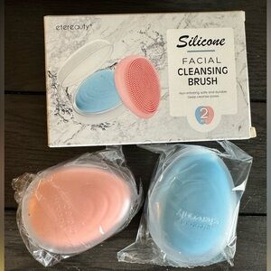 ETEREAUTY 2PCS Silicone Facial Cleansing Brush